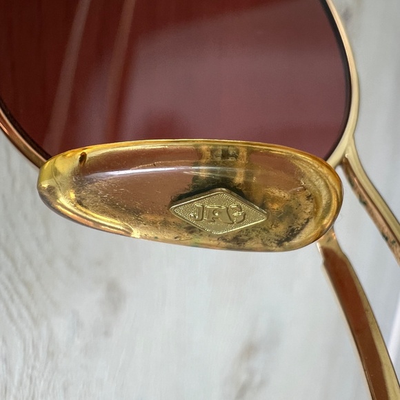 Jean Paul Gaultier 56-3173 Vintage Sunglasses | Gold Frame | Smokey Lenses - Picture 10 of 15